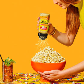 Bragg Nutritional Yeast Seasoning on salad boosts flavor and nutrition