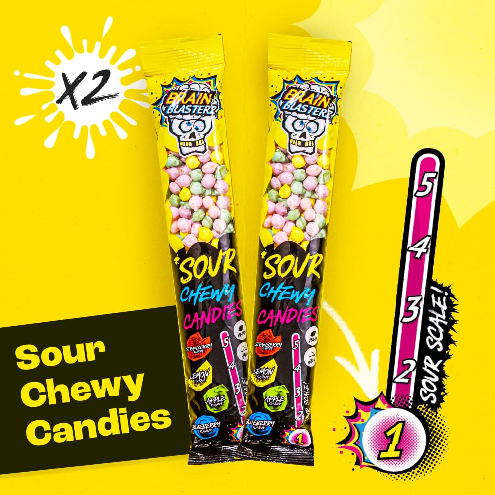 Brain Blasterz vegan halal candy mix for inclusive parties.