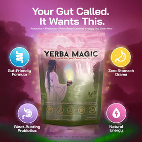 Brainista Yerba Magic strawberry matcha flavor appealing for daily rituals.