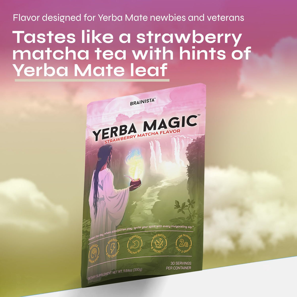 Lion’s Mane ingredient highlight in Brainista Yerba Magic blend