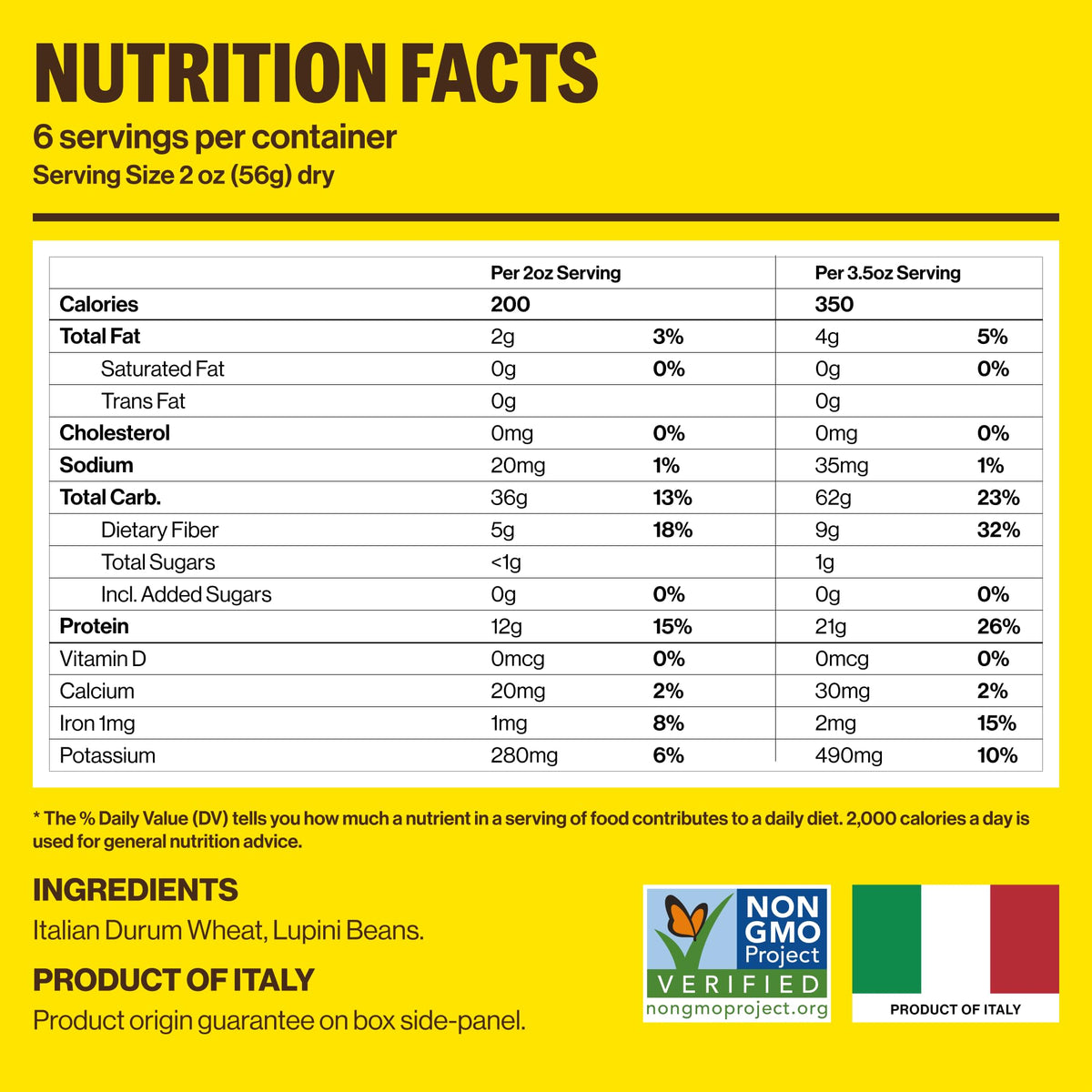 BRAMI fusilli bronze-cut texture enhances sauce absorption on plate