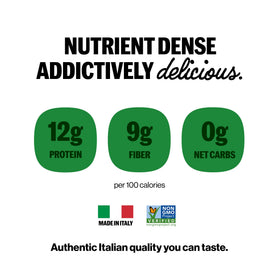 BRAMI lupini snack nutrition focus shows protein and fiber as satisfying plant options.