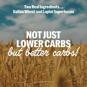 BRAMI dry pasta bag highlighting simple ingredients and authentic Italian taste.