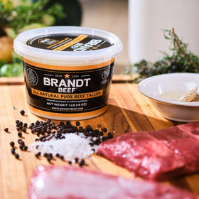 Brandt Beef Tallow used for skincare, balms, and DIY beauty projects.