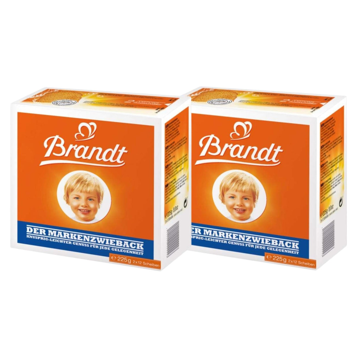 Brandt Zwieback Rusk teething-friendly snack with light sweetness and crunchy texture.