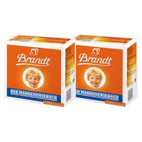 Brandt Zwieback Rusk teething-friendly snack with light sweetness and crunchy texture.