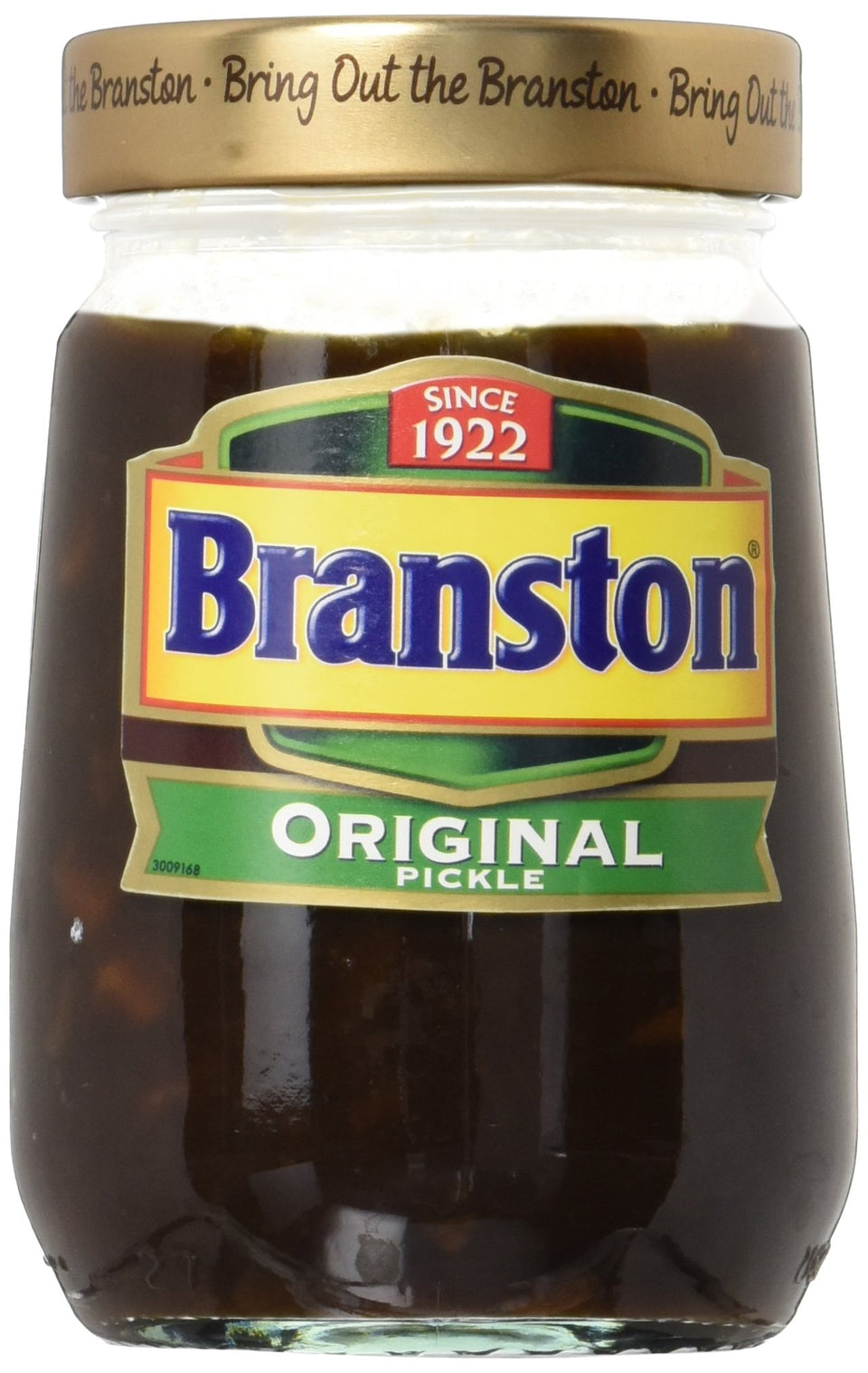 Branston Original Pickle 360g pack, a versatile condiment for sandwiches and burgers.