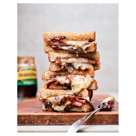 Branston Original Pickle 360g pack of 2 back view, perfect for sandwiches.