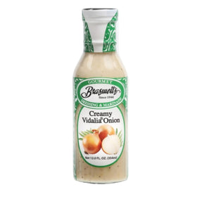 Braswell's Creamy Vidalia Onion Dressing bottle with a smooth texture ideal for salads.