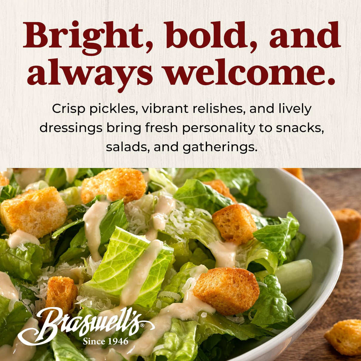 Close-up of Braswell's Raspberry Vinaigrette ingredients and produce