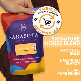Breakfast blend aroma steam highlighting smooth, balanced flavor