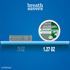 Breath Savers 3-hour mint application shows long-lasting freshness after meals