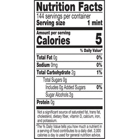 Breath Savers Peppermint Rolled Mints sugar-free option with long lasting flavor