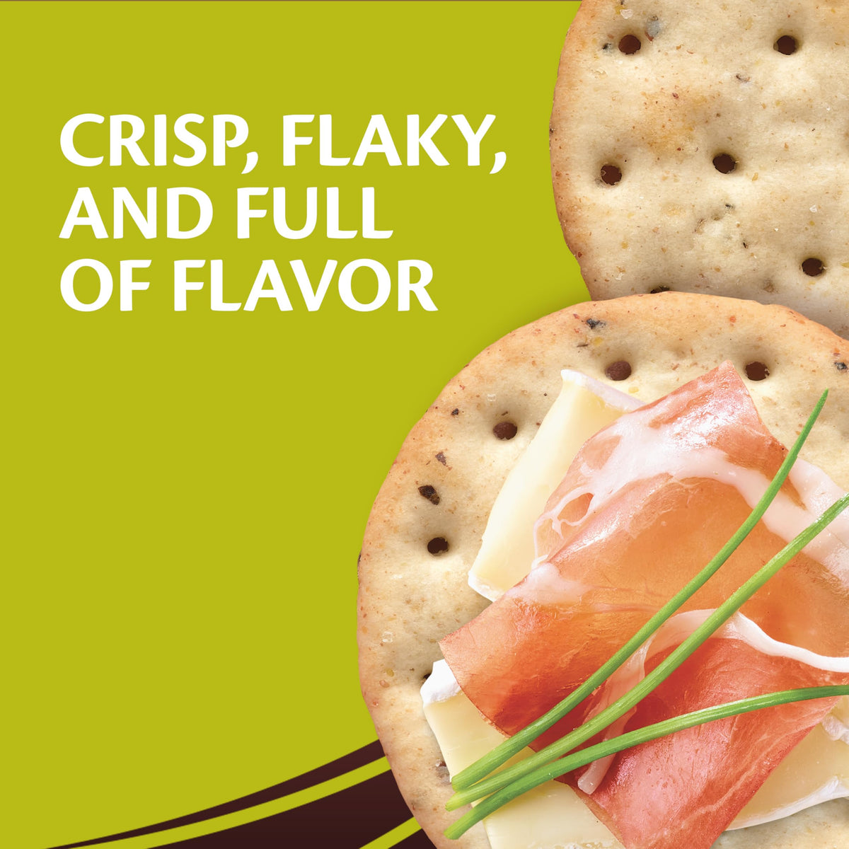 Breton gluten free crackers crisp texture with dips and spreads.