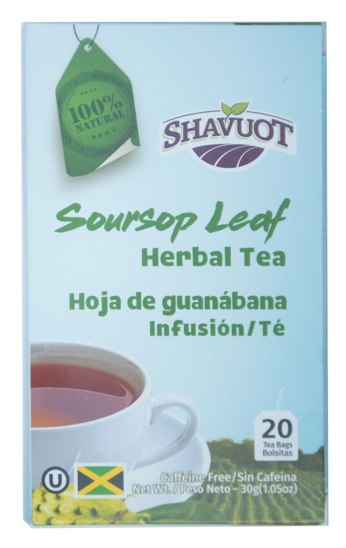 Brewing Shavuot Soursop Tea for a soothing ritual.