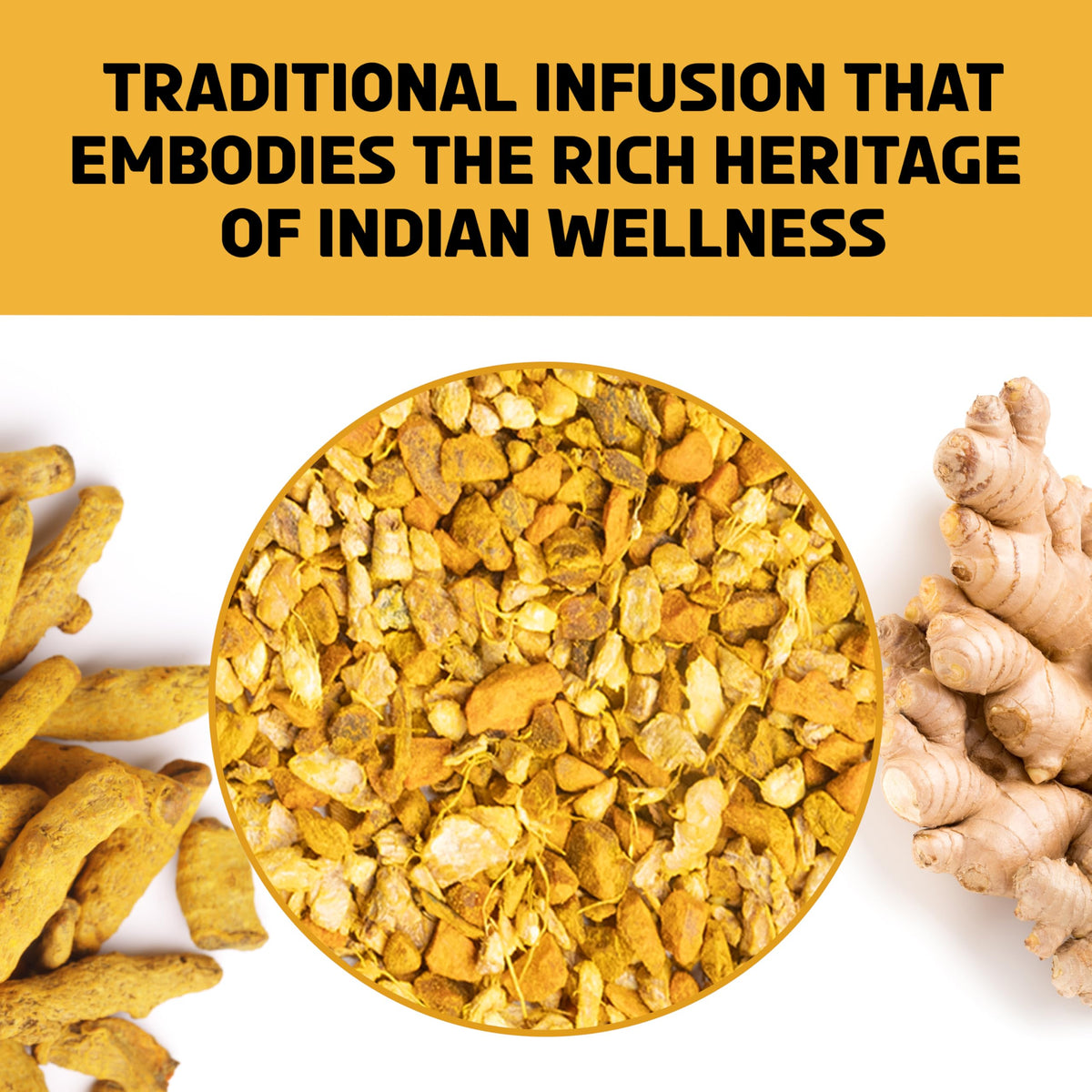 BREWIX ginger root close-up highlighting fresh, aromatic slices