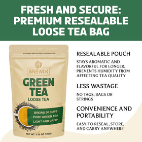 BREWIX high-elevation Darjeeling delivers noble aroma.