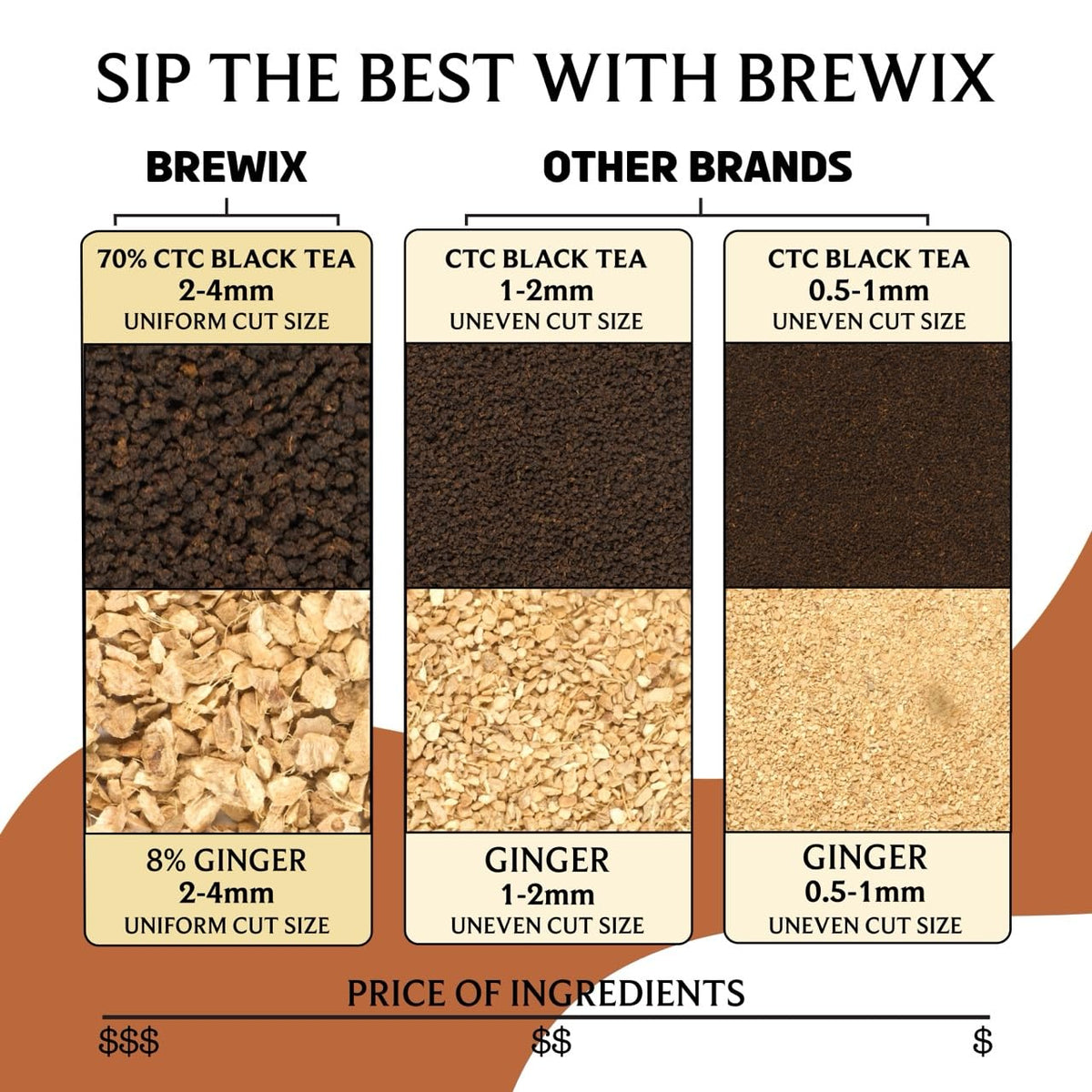 BREWIX Masala Chai Assam CTC tea for a robust cup