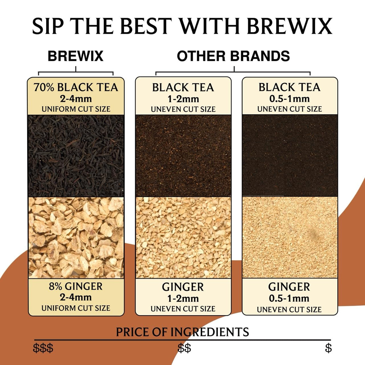 BREWIX spice blend with cardamom, ginger, cloves for bold notes