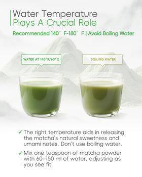 Brewnova matcha latte prep scene with creamy foam and cozy ambiance