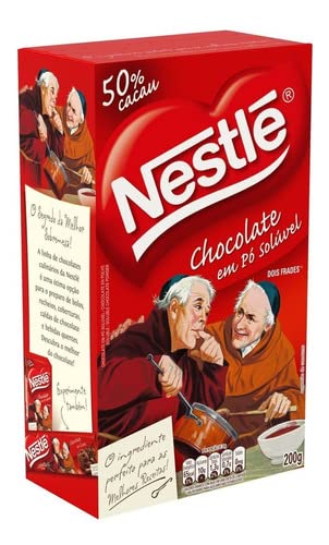 Brex America Dois Frades Chocolate Powder cup demonstrates versatile flavoring in desserts.