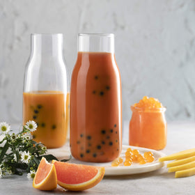 BREXONIC Mango Boba Pearl on yogurt or dessert for topping.