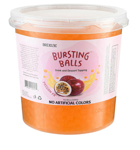 Brexonic Passion Fruit Boba Pearls ready for authentic bubble tea at home