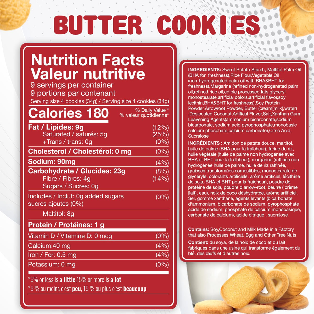 Brexonic traditional Danish butter cookies in an open tin showing premium quality and sharing.