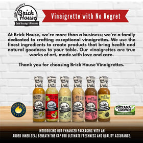 Brick House dressing collection featuring six flavors for meal prep inspiration