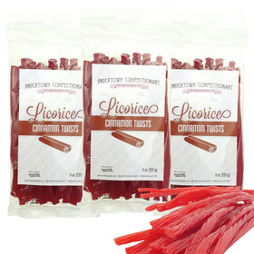 Bricktown Goods Cinnamon Licorice Twists pack—bold flavor, chewy texture for sharing