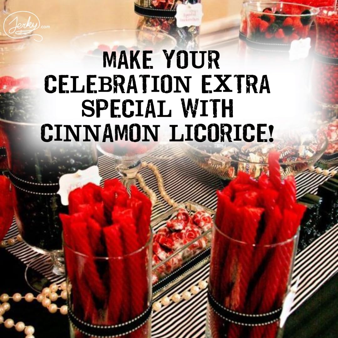 Product image: cinnamon licorice twists in festive packaging
