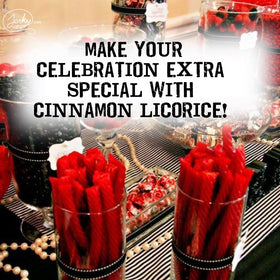 Product image: cinnamon licorice twists in festive packaging