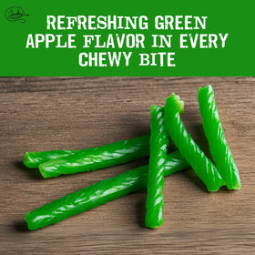 Bricktown Goods soft-chewy green apple licorice texture for a satisfying bite