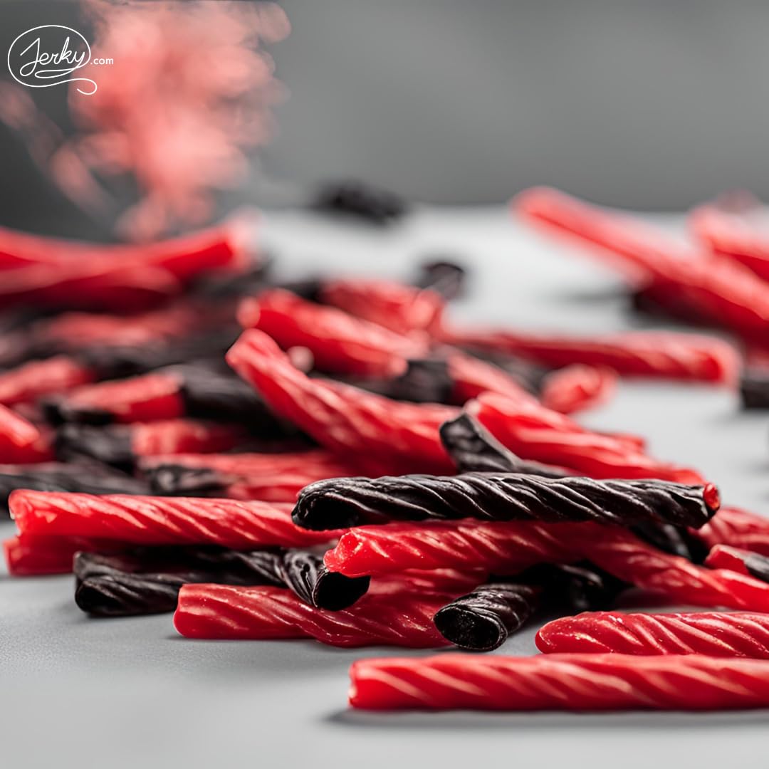 Twelve-flavor assortment imagery featuring Old Fashioned Red Twists