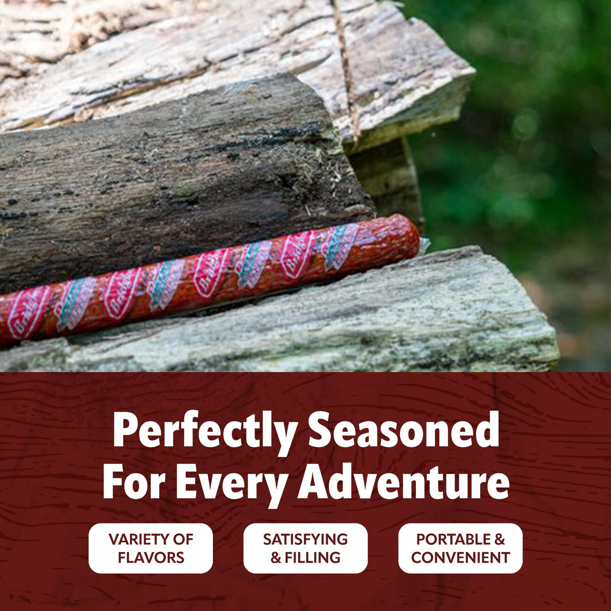Bridgford Old World Pepperoni Stick pairs well with cheese for a quick charcuterie idea.