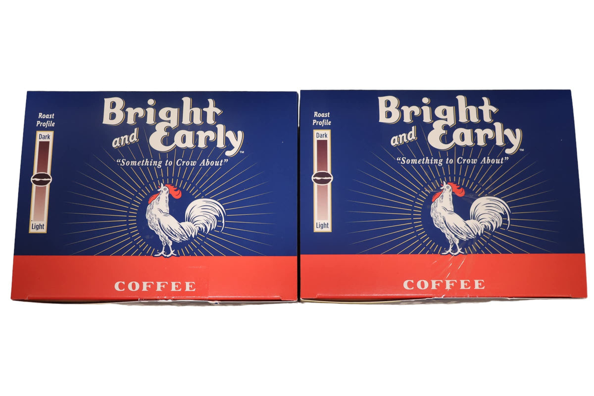 Bright and Early arabica blend delivers smooth, reliable flavor in every cup.