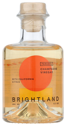 Brightland Citrus Parasol bottle front shows bright citrus notes for vibrant dressings
