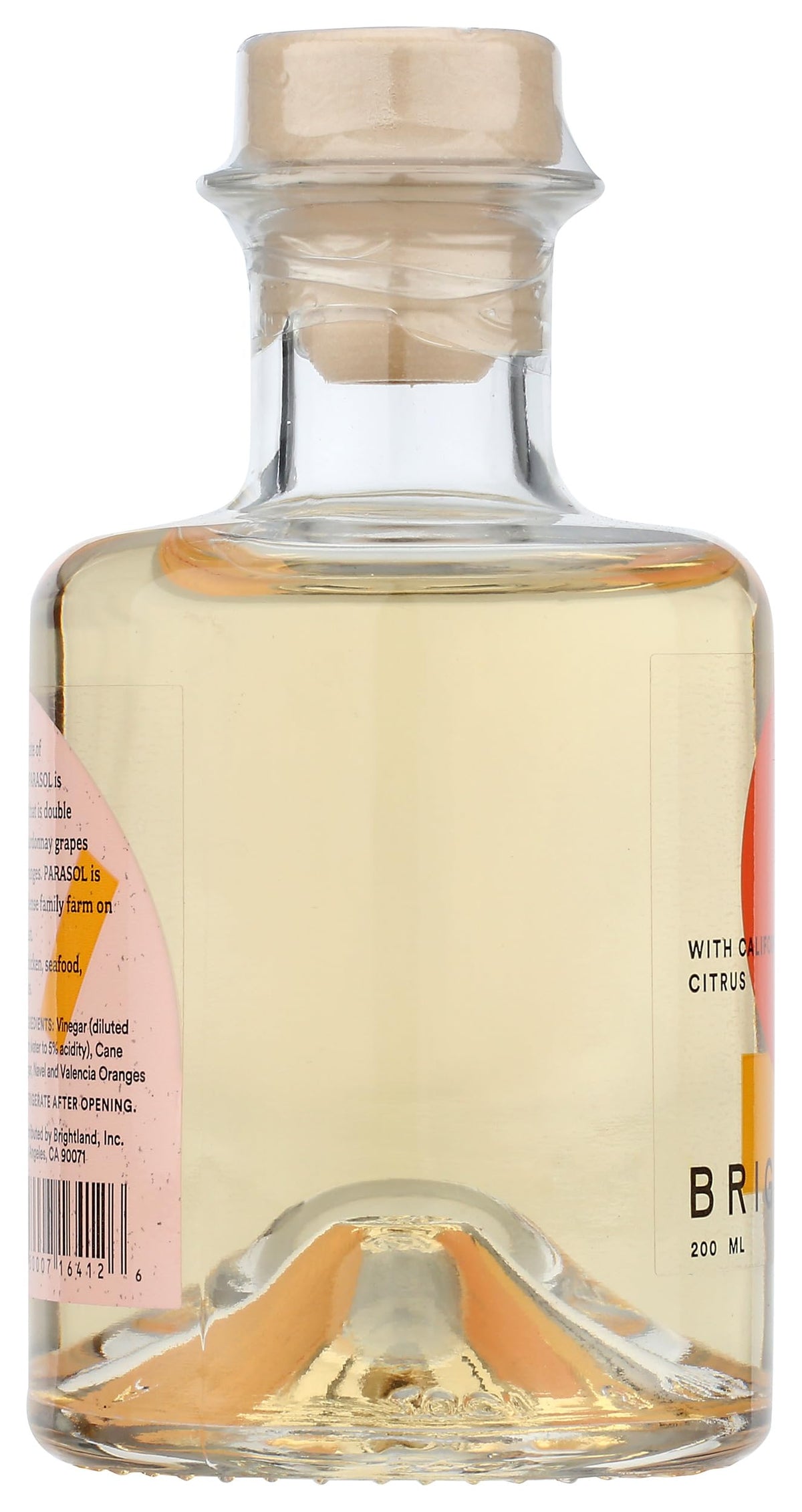 Brightland Citrus Parasol glass pour captures crisp acidity ideal for drizzling