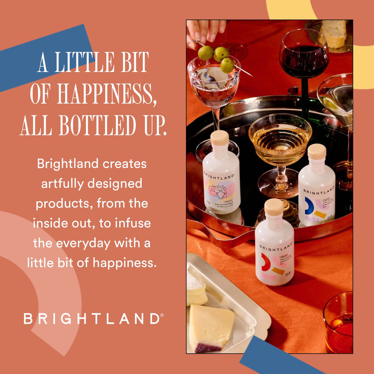 Brightland minis gift set packaging, ready to gift and protect flavor.