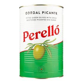Brindisa Perello Gordal olives in 150g jar ready for tapas