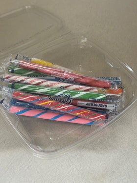 Brio9 vintage-inspired packaging candy sticks offer a charming gift option for events