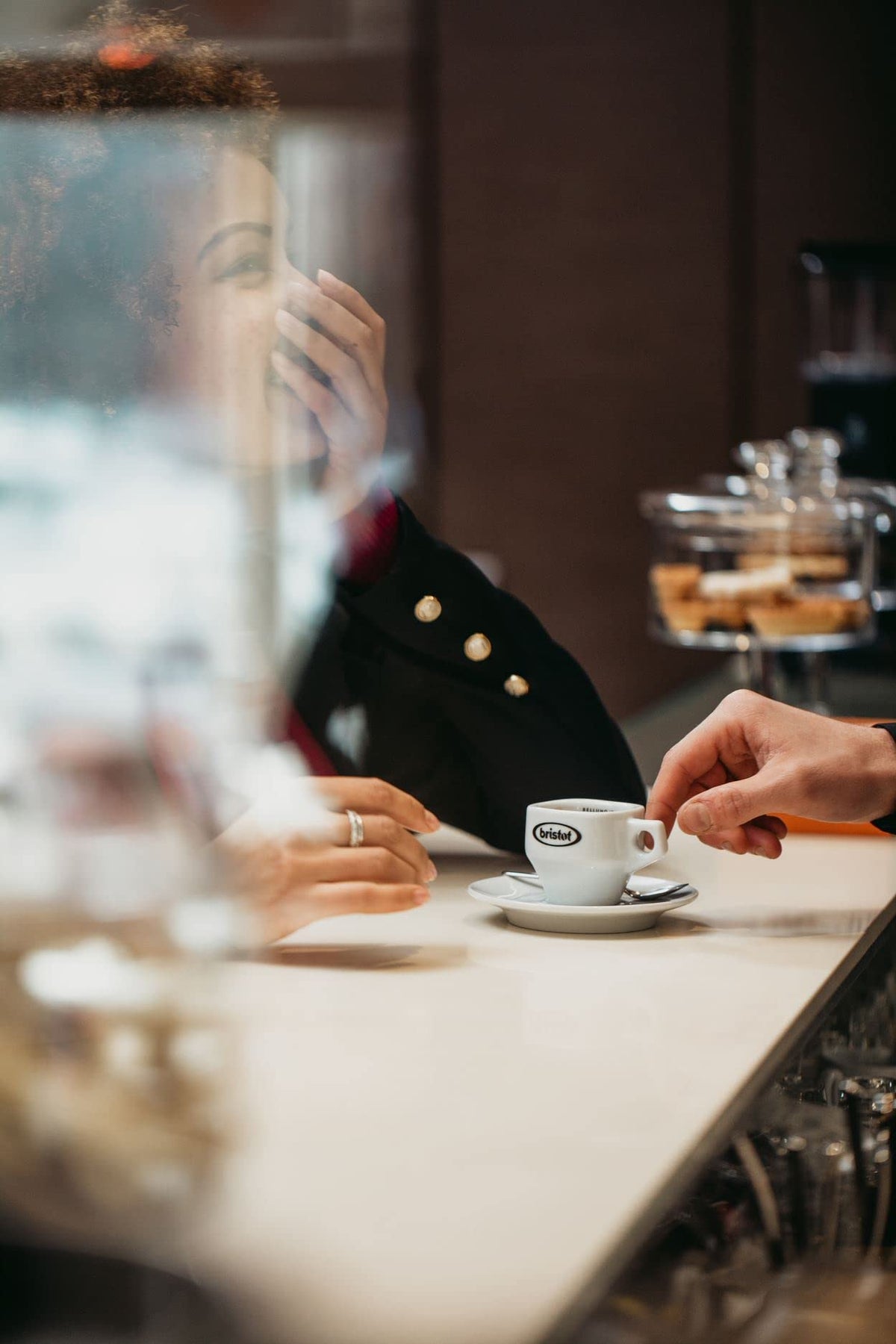 Bristot Classico pouring cup image for ritual coffee moments.