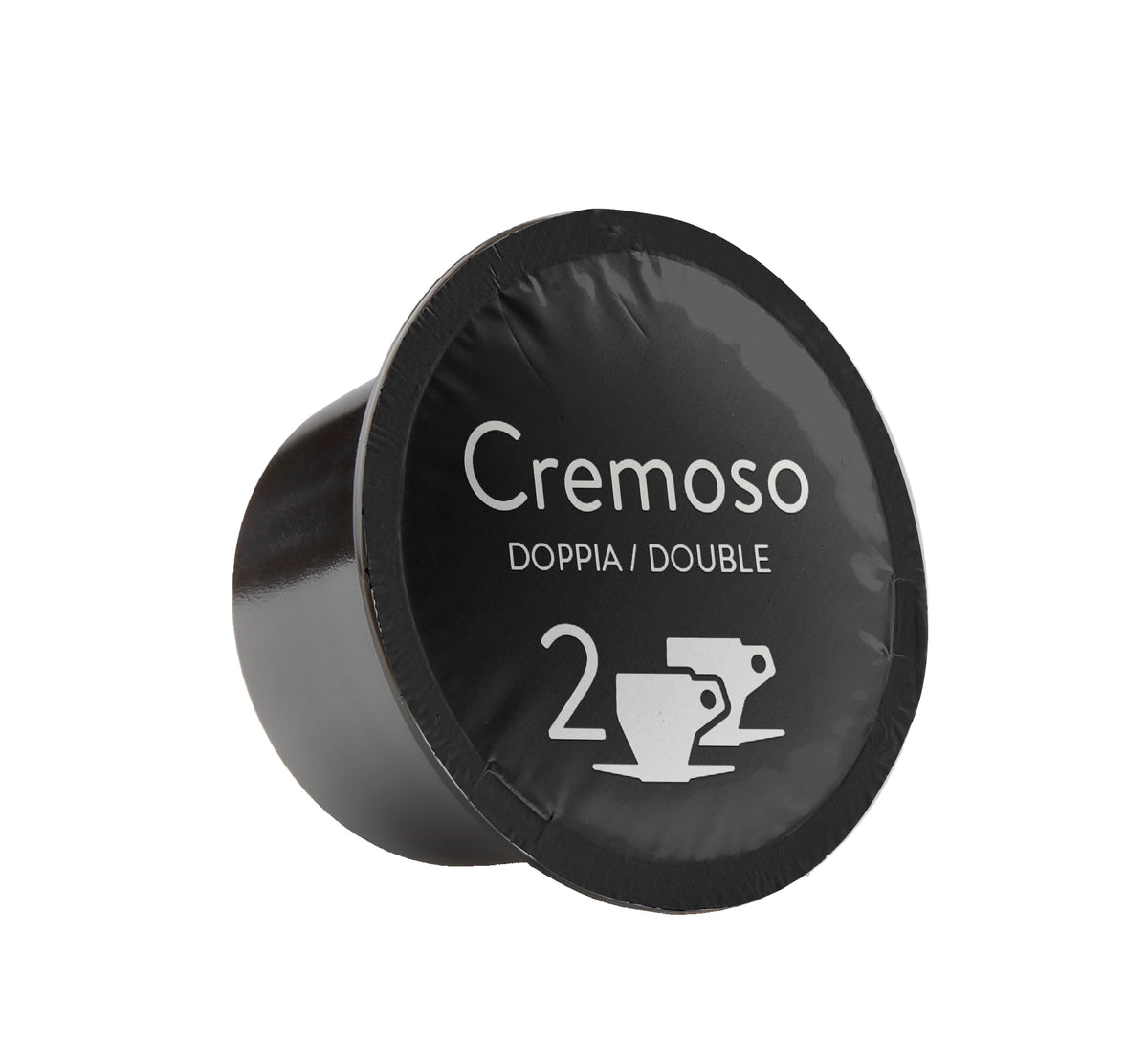 Bristot Cremoso pack-shot shows capsules ready for Lavazza Blue machines with bold flavor