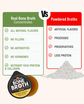 Brite Start organic vegetables highlight a simple, flavorful broth base.