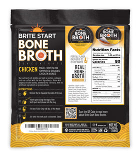 Close-up of Brite Start gel with organic ingredients and savory aroma