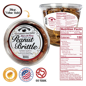 Brittle-Brittle packaging designed for sharing at events