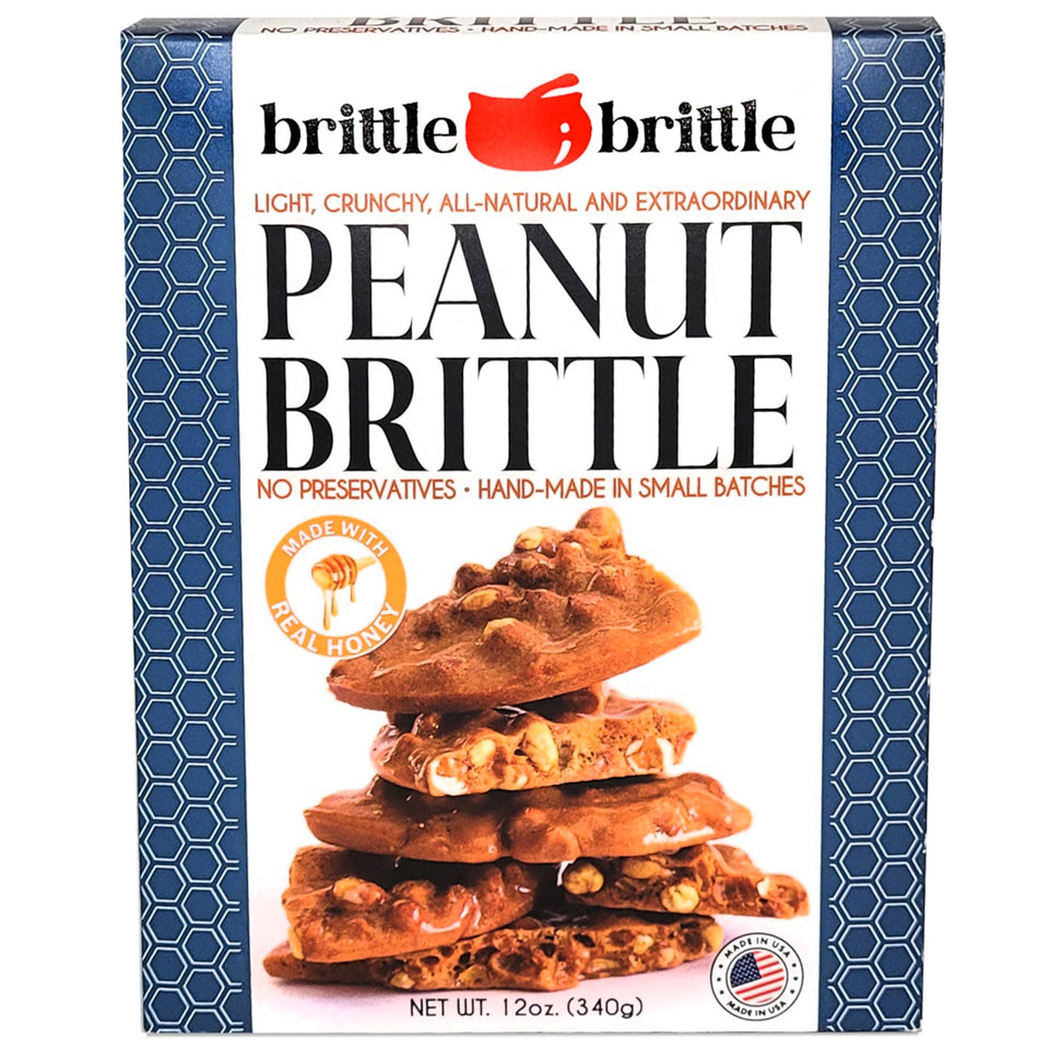 Brittle-Brittle peanut brittle slices: crisp and sweet, ideal for sharing.