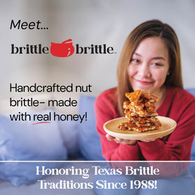 Brittle-Brittle ultra-thin, crisp slices; ideal for gifting