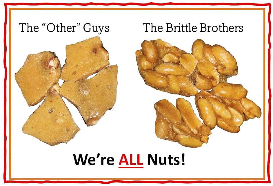 Brittle Brothers ingredients label showing all-natural ingredients.