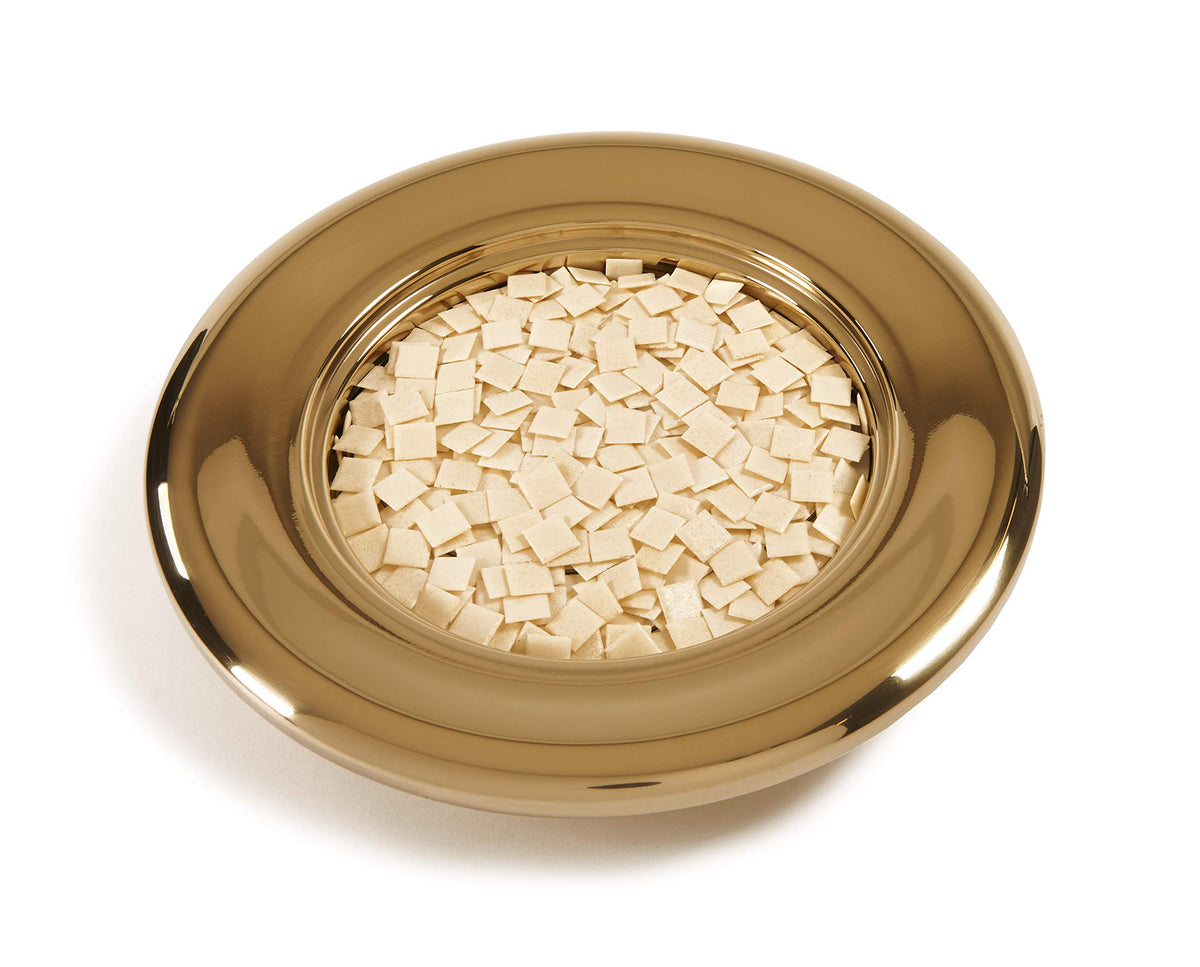 Close-up of Broadman gluten-free wafers for altar service.
